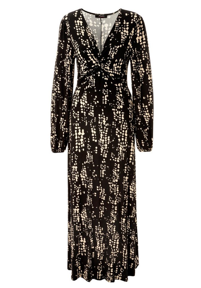 Aniston CASUAL Maxikleid mit raffiniertem Knoten am Dekolleté - NEUE KOLLEKTION – Bild 5 von 5