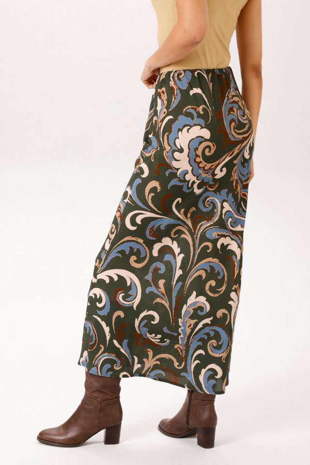 Aniston CASUAL Maxirock mit großflächigem Paisley-Muster - NEUE KOLLEKTION – Bild 2 von 5
