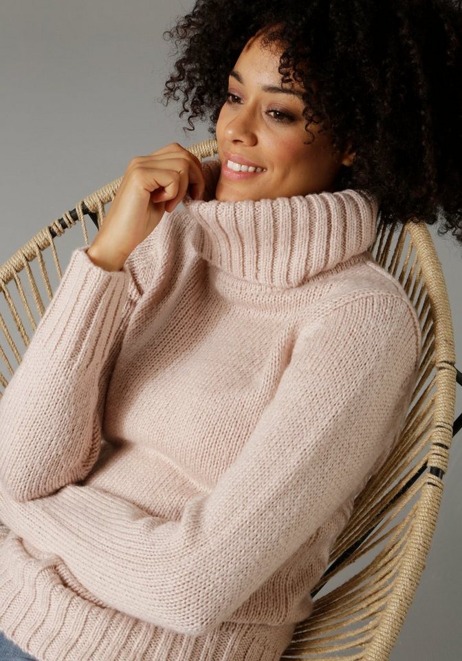 Aniston CASUAL Rollkragenpullover – Bild 3 von 5