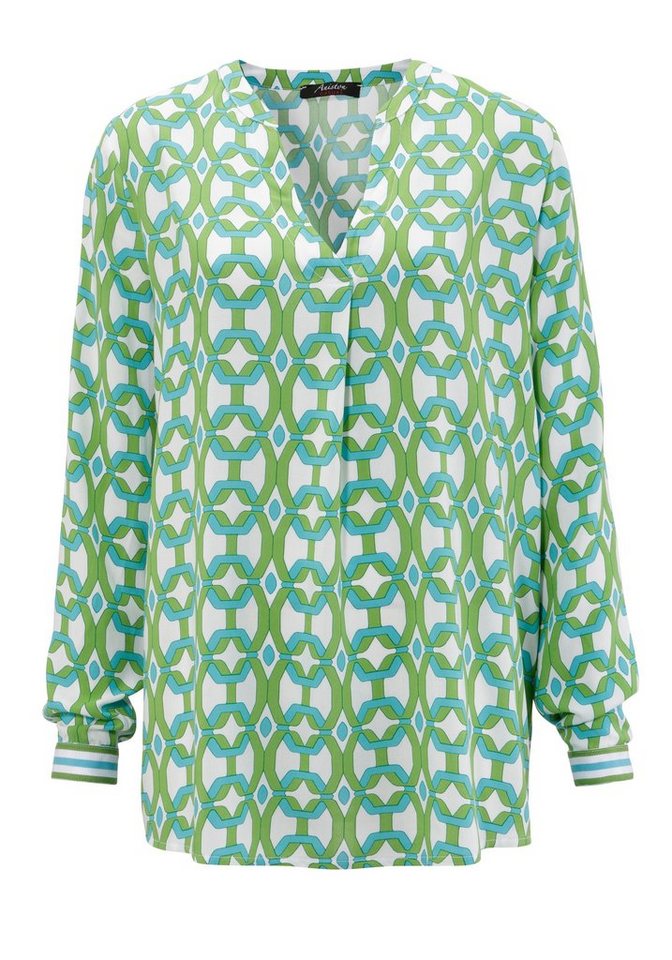 Aniston CASUAL Schlupfbluse mit extravagantem, graphischem Druck – Bild 5 von 5