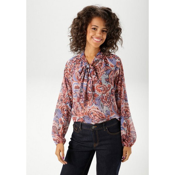 Aniston CASUAL Schlupfbluse mit extravagantem, großflächigen Paisley-Muster