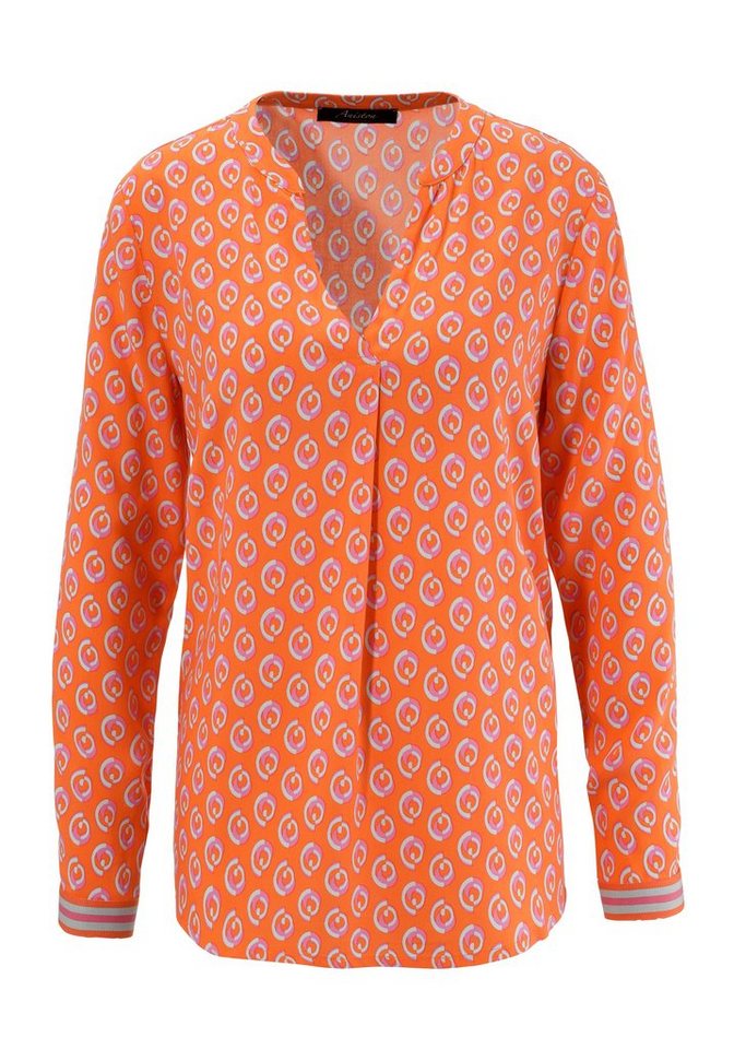 Aniston CASUAL Schlupfbluse mit extravagantem, graphischem Druck – Bild 5 von 5