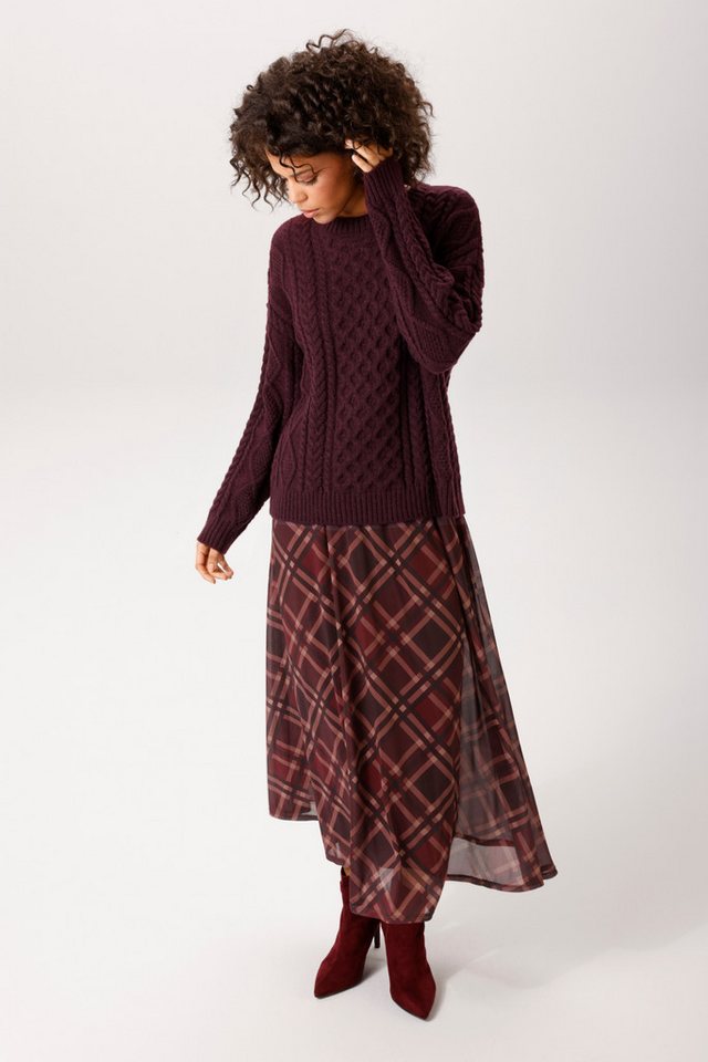 Aniston CASUAL Strickpullover im attraktiven Muster-Mix - NEUE KOLLEKTION – Bild 4 von 5
