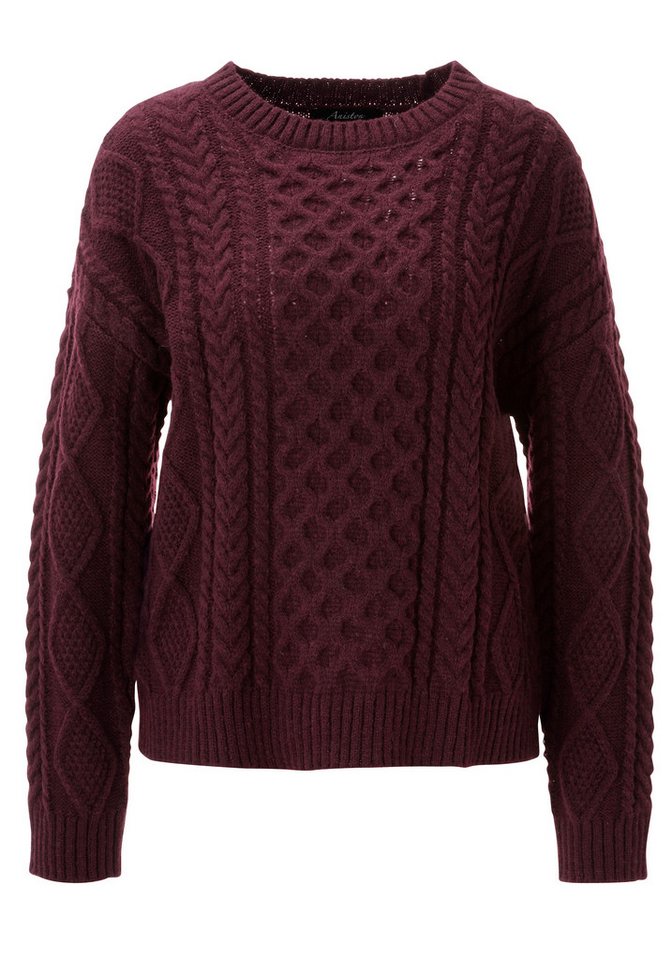 Aniston CASUAL Strickpullover im attraktiven Muster-Mix - NEUE KOLLEKTION – Bild 5 von 5