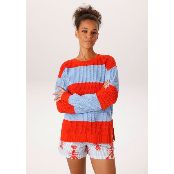 Aniston CASUAL Strickpullover im Colorblocking mit breiten Streifen