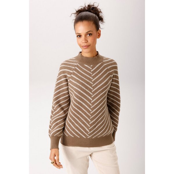 Aniston CASUAL Strickpullover im extravaganten Streifen-Dessin - NEUE KOLLEKTION