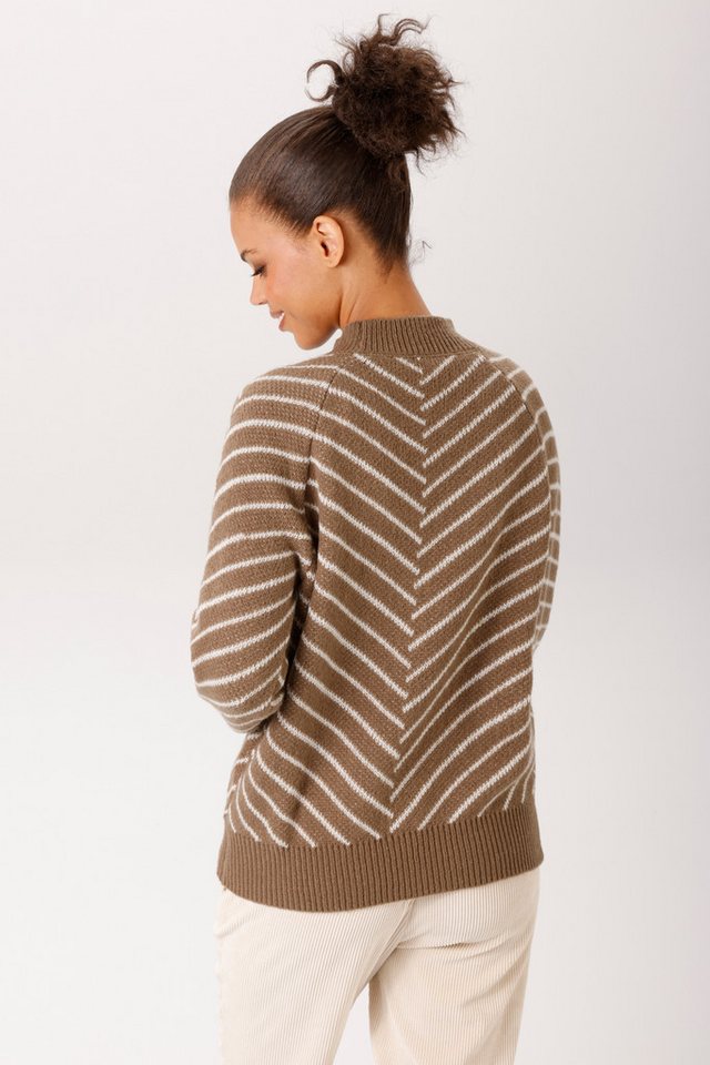 Aniston CASUAL Strickpullover im extravaganten Streifen-Dessin - NEUE KOLLEKTION – Bild 2 von 5
