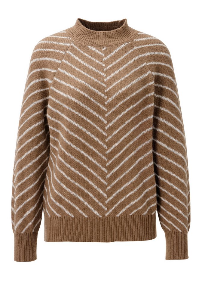 Aniston CASUAL Strickpullover im extravaganten Streifen-Dessin - NEUE KOLLEKTION – Bild 5 von 5