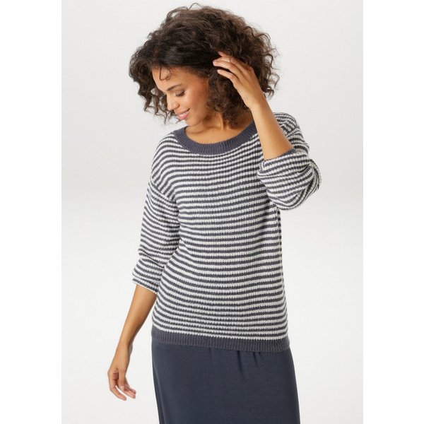 Aniston CASUAL Strickpullover im maritimen Ringel-Dessin
