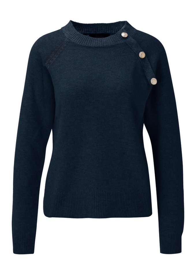 Aniston CASUAL Strickpullover mit dekorativen, geprägten Zierknöpfen - NEUE KOLLEKTION – Bild 5 von 5