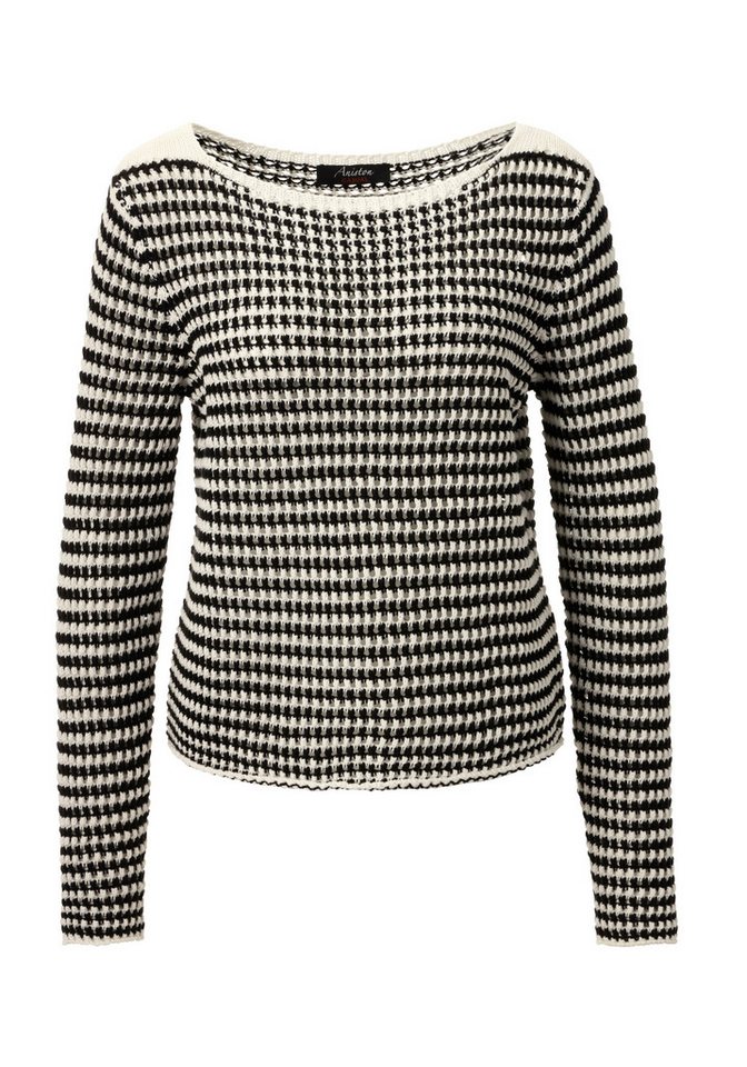 Aniston CASUAL Strickpullover mit Lochmuster in Häkel-Optik – Bild 5 von 5