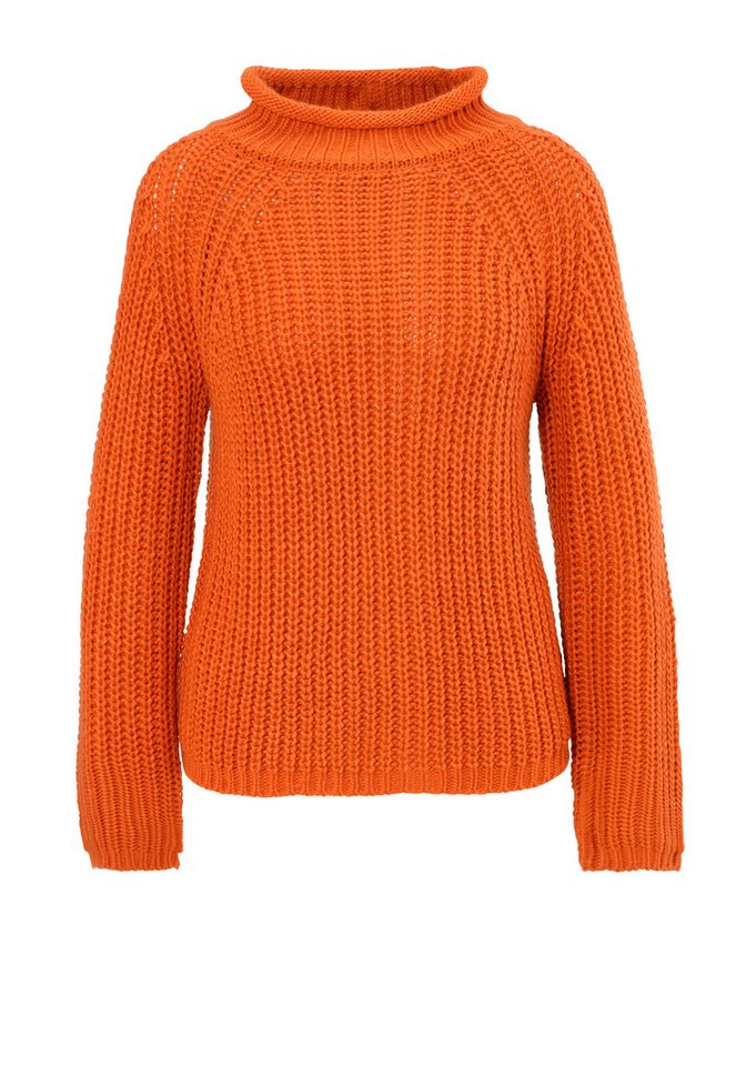 Aniston CASUAL Strickpullover mit Rollkante am Stehkragen – Bild 5 von 5