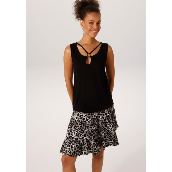 Aniston CASUAL Tanktop mit raffiniertem V-Ausschnitt
