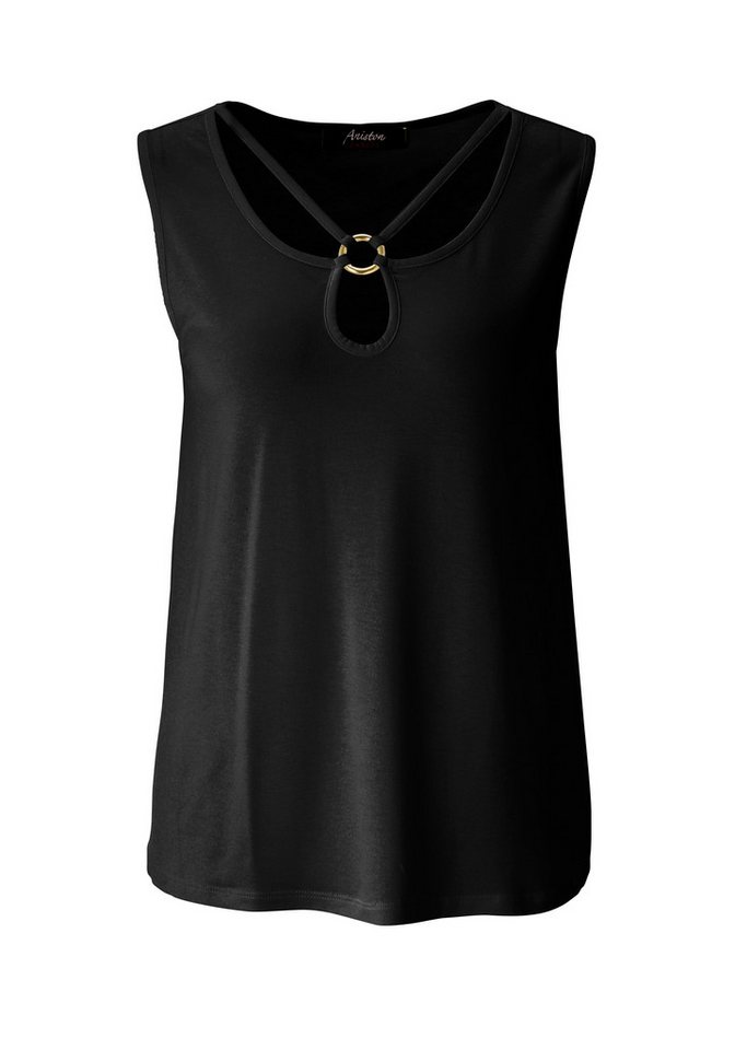 Aniston CASUAL Tanktop mit raffiniertem V-Ausschnitt – Bild 5 von 5