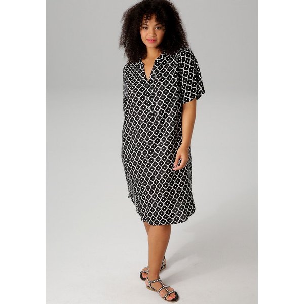 Aniston PLUS Blusenkleid in trendigen Druck