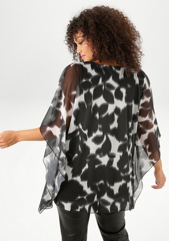 Aniston PLUS Blusenshirt sanft fallende Mesh-Qualität – Bild 2 von 5