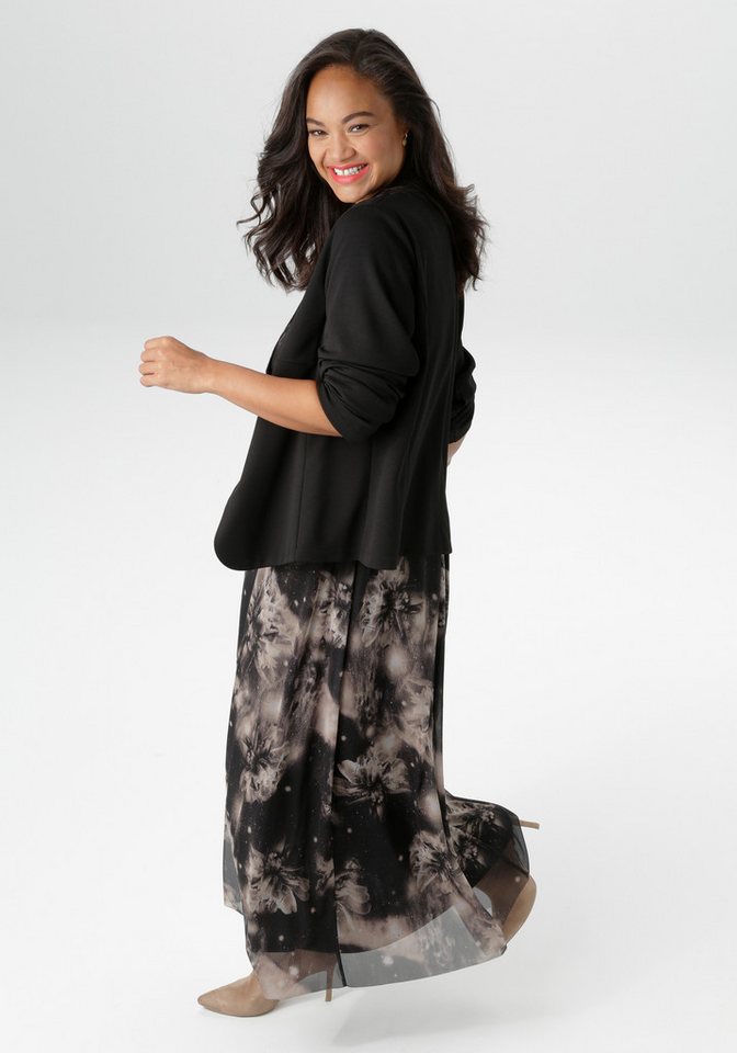 Aniston PLUS Boleroblazer kurzer, verschlußloser Damen-Bolero – Bild 2 von 5