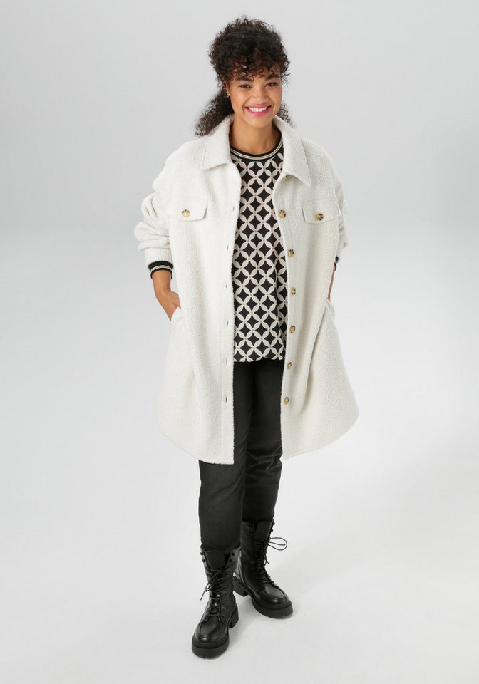 Aniston PLUS Fellimitatjacke in Plüsch Optik – Bild 2 von 5