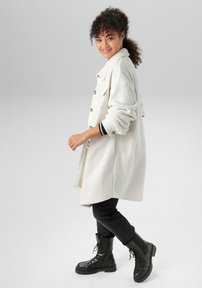 Aniston PLUS Fellimitatjacke in Plüsch Optik – Bild 5 von 5