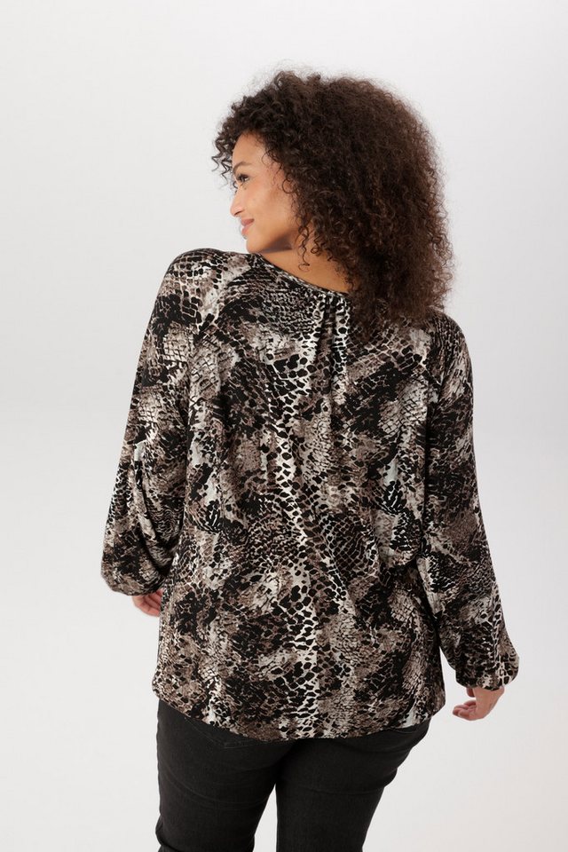 Aniston PLUS Langarmshirt in modischem Schlangendruck - NEUE KOLLEKTION – Bild 2 von 5