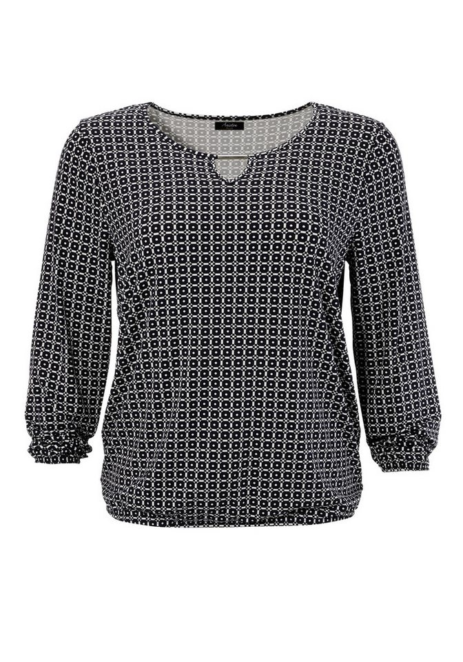 Aniston PLUS Langarmshirt mit grafischem Alloverdruck – Bild 5 von 5