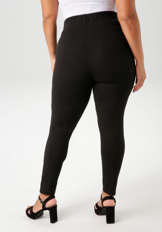 Aniston PLUS Leggings aus elastischer Single Jersey-Qualität – Bild 2 von 5