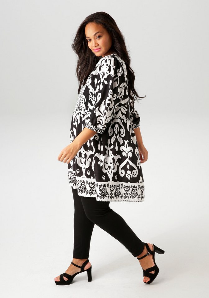 Aniston PLUS Leggings aus elastischer Single Jersey-Qualität – Bild 4 von 5