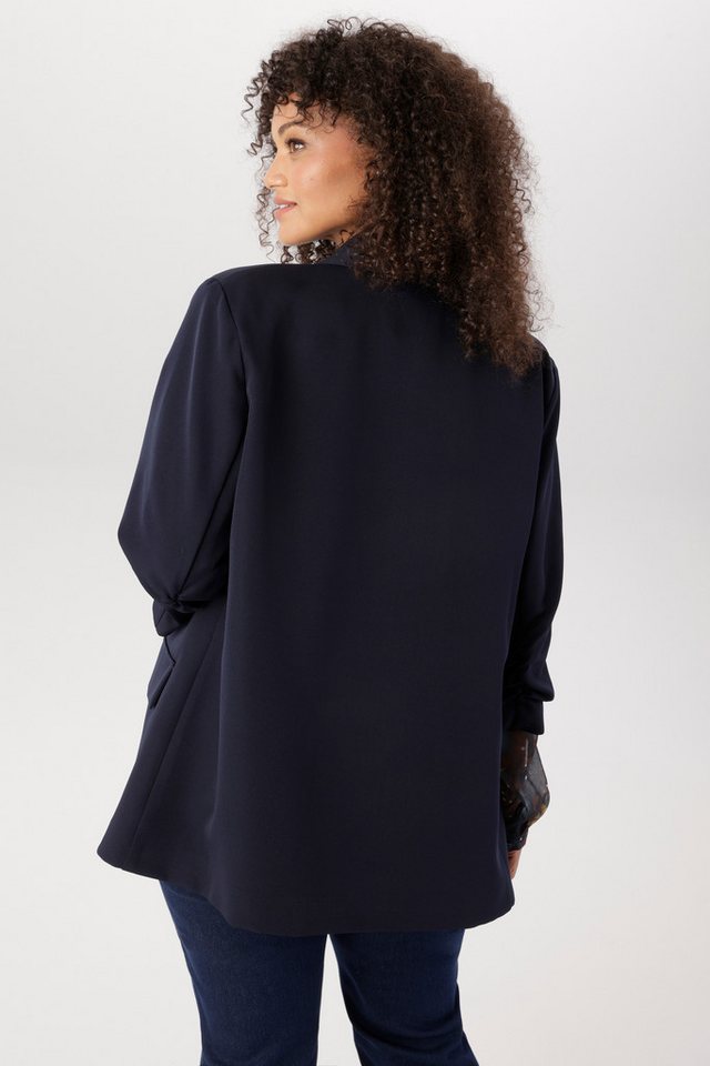 Aniston PLUS Longblazer mit 3/4 langen, gerafften Ärmeln - NEUE KOLLEKTION – Bild 2 von 5
