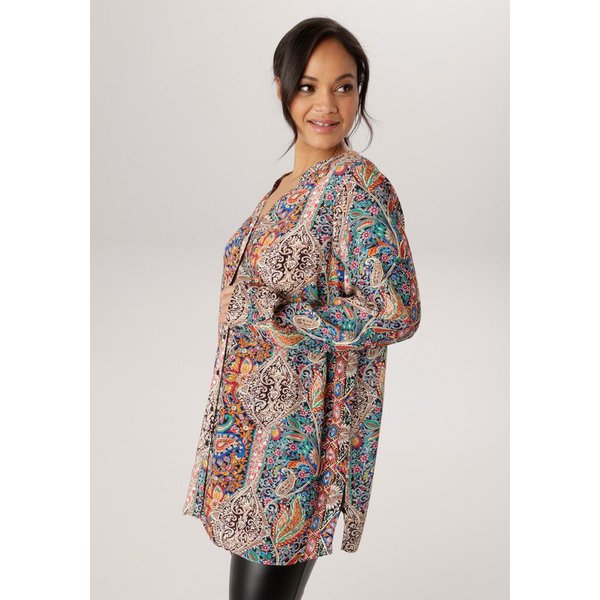 Aniston PLUS Longbluse mit farbharmonischen Paisleydruck