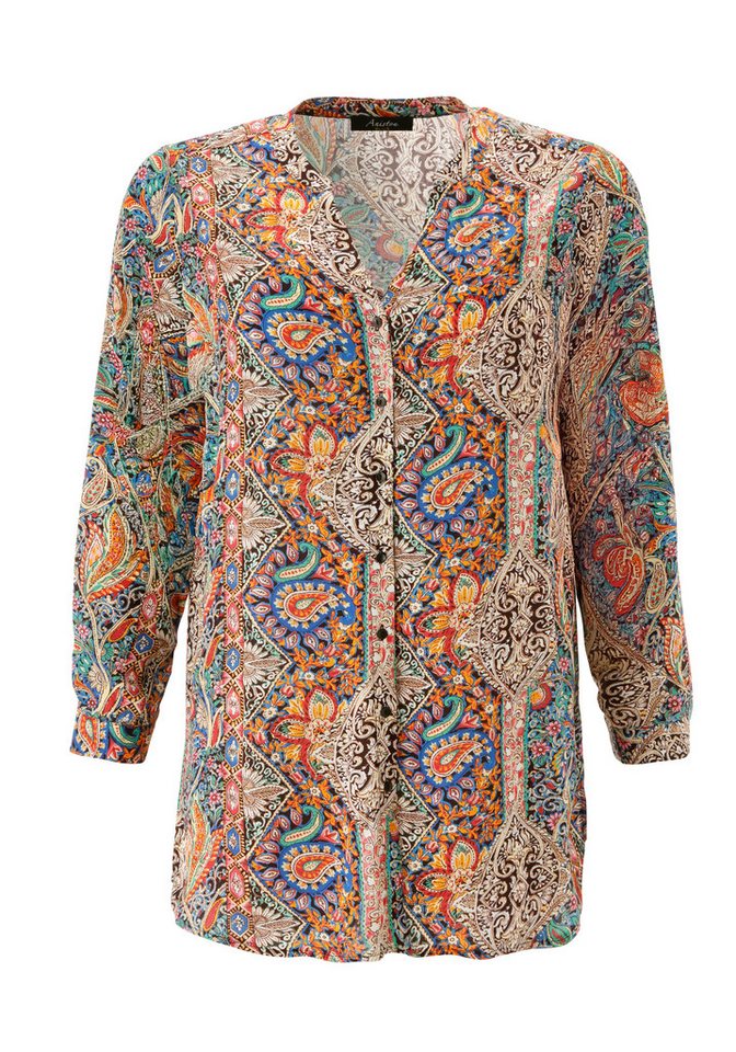 Aniston PLUS Longbluse mit farbharmonischen Paisleydruck – Bild 5 von 5
