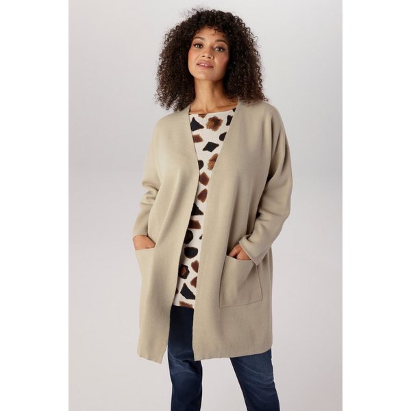 Aniston PLUS Longstrickjacke offener, verschlussloser Style - NEUE KOLLEKTION