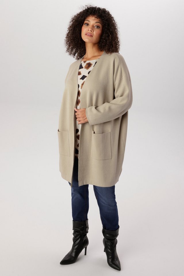 Aniston PLUS Longstrickjacke offener, verschlussloser Style - NEUE KOLLEKTION – Bild 4 von 5