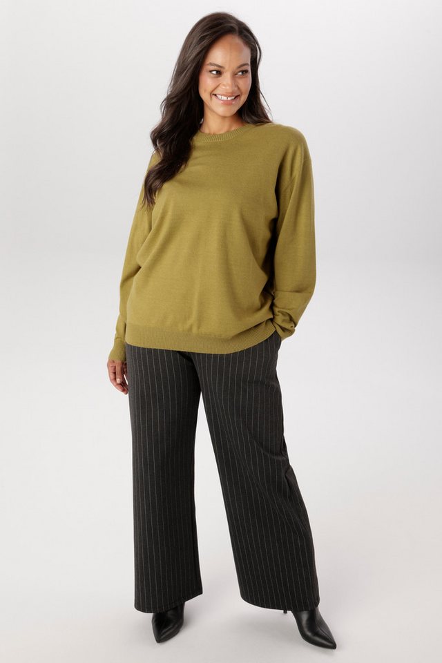 Aniston PLUS Rundhalspullover aus weicher Viskosemischung - NEUE KOLLEKTION – Bild 4 von 5