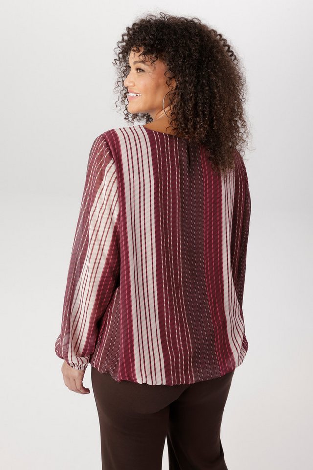 Aniston PLUS Schlupfbluse mit blickdichtem Jerseyfutter - NEUE KOLLEKTION – Bild 2 von 5
