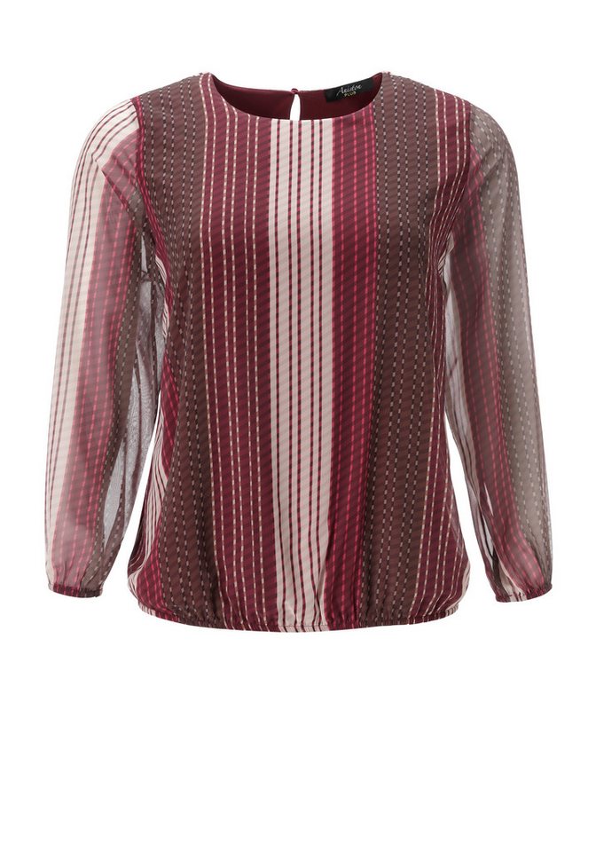 Aniston PLUS Schlupfbluse mit blickdichtem Jerseyfutter - NEUE KOLLEKTION – Bild 5 von 5