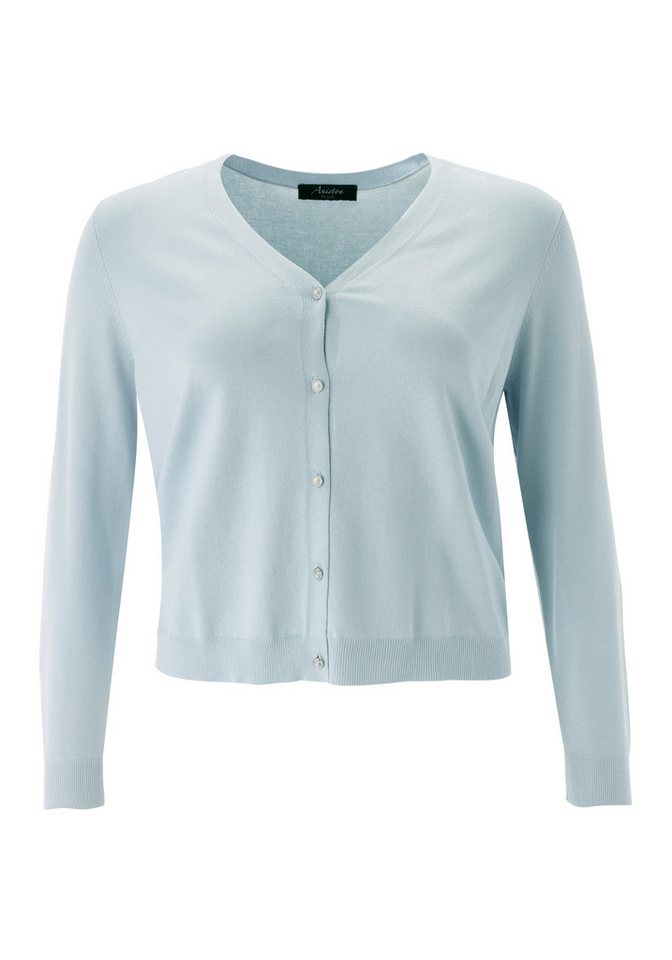 Aniston PLUS Strickjacke mit edlen Knöpfen – Bild 5 von 5