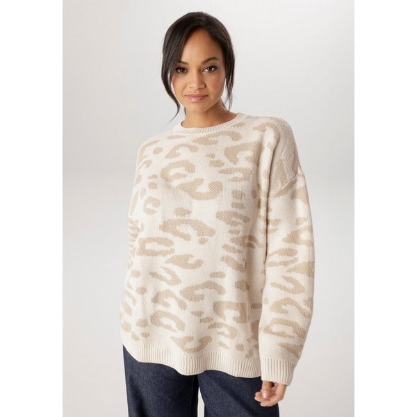 Aniston PLUS Strickpullover im Animal Dessin