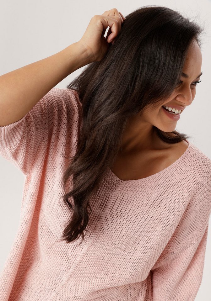 Aniston PLUS Strickpullover mit tollem Strickmuster – Bild 3 von 5