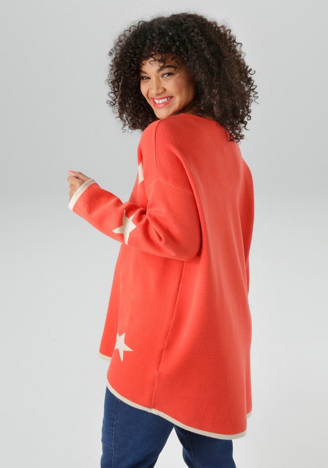Aniston PLUS Strickpullover Vokuhila - hinten etwas länger geschnitten – Bild 2 von 5