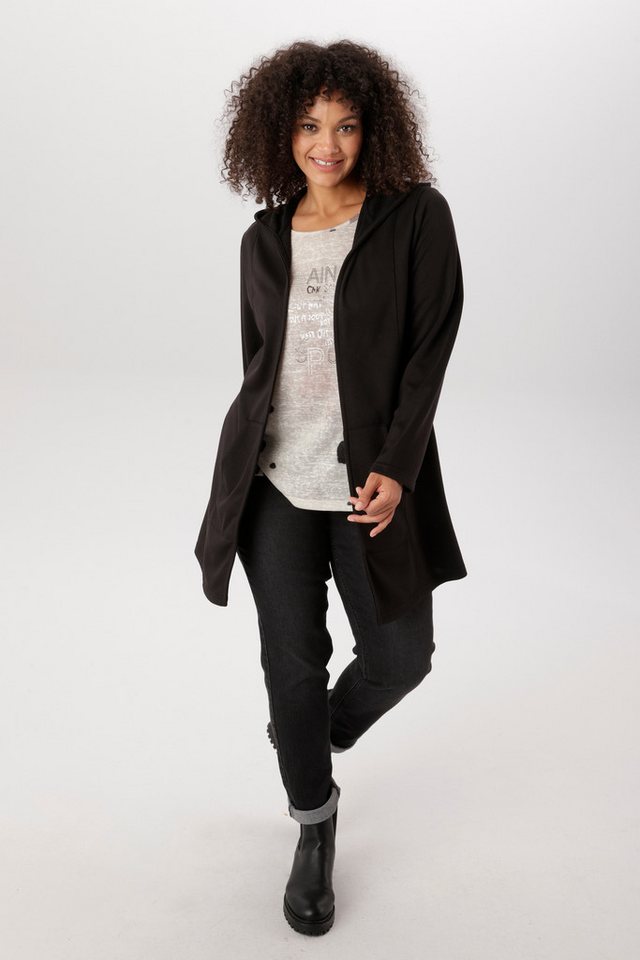 Aniston PLUS Sweatjacke mit Kapuze – Bild 4 von 5