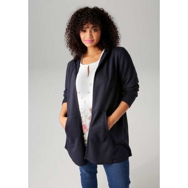 Aniston PLUS Sweatjacke mit Kapuze
