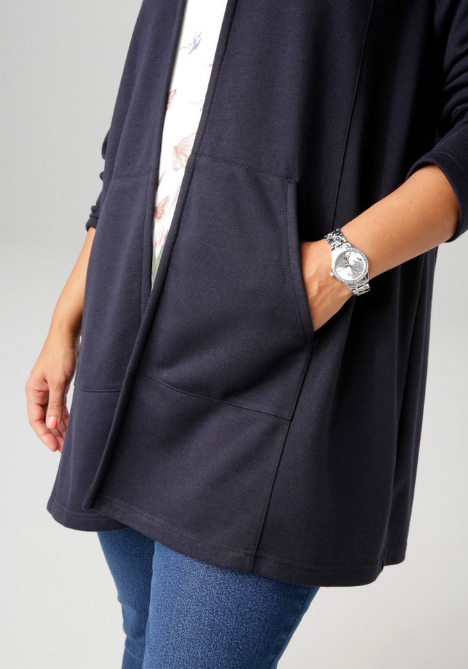Aniston PLUS Sweatjacke mit Kapuze – Bild 3 von 5