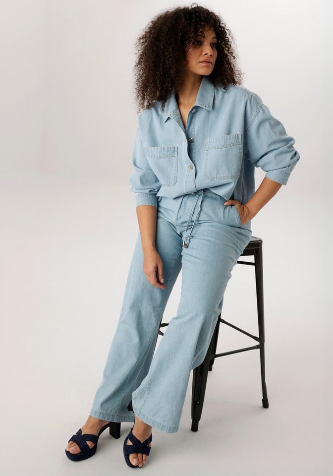 Aniston PLUS Weite Jeans mit elastischen Bund – Bild 5 von 5