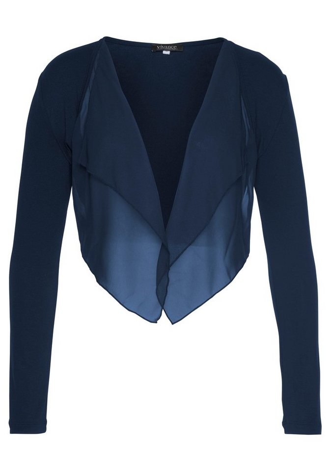 Aniston SELECTED Bolero mit leicht transparentem Vorderteil – Bild 5 von 5