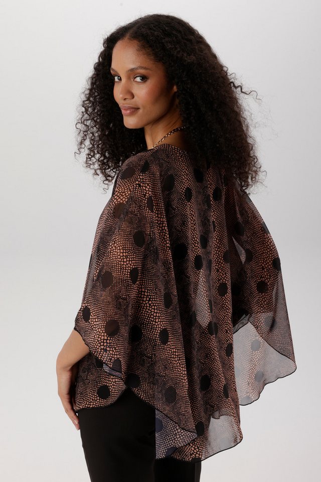 Aniston SELECTED Chiffonbluse im modischen Lagenlook und Animalprint - NEUE KOLLEKTION – Bild 2 von 5