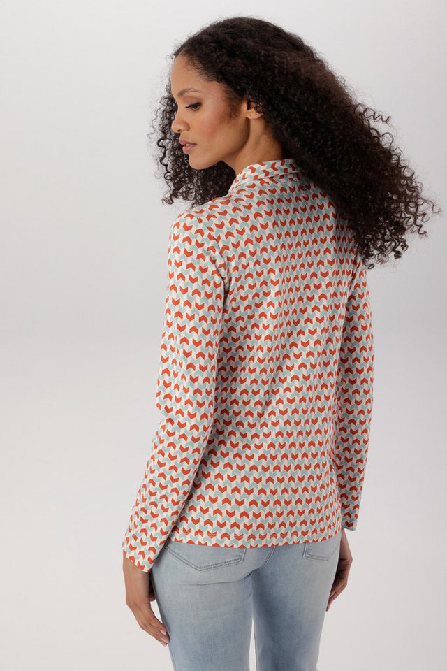 Aniston SELECTED Hemdbluse mit extravaganten, grafischen Retro-Muster - NEUE KOLLEKTION – Bild 2 von 5