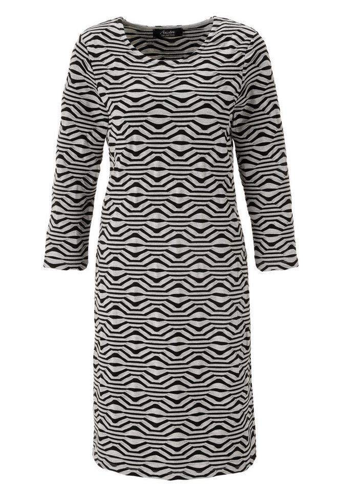 Aniston SELECTED Jerseykleid mit schöner Oberflächenstruktur – Bild 5 von 5