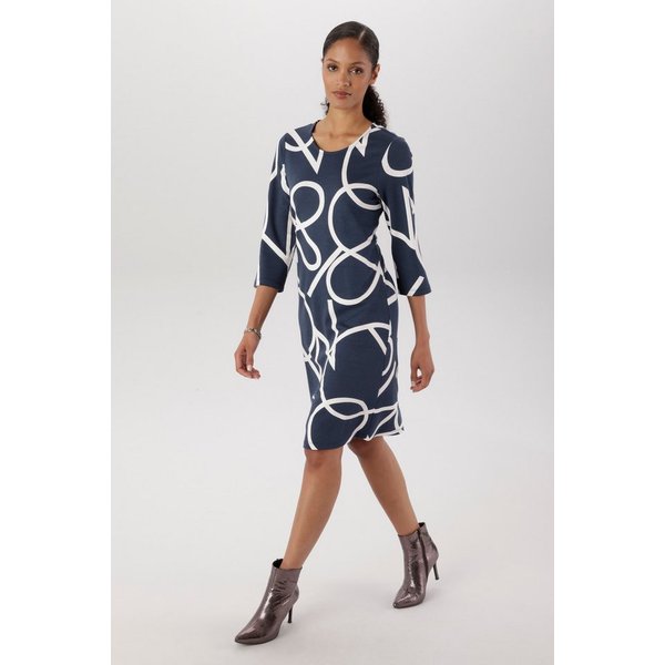 Aniston SELECTED Jerseykleid mit stilvollem Allover-Muster
