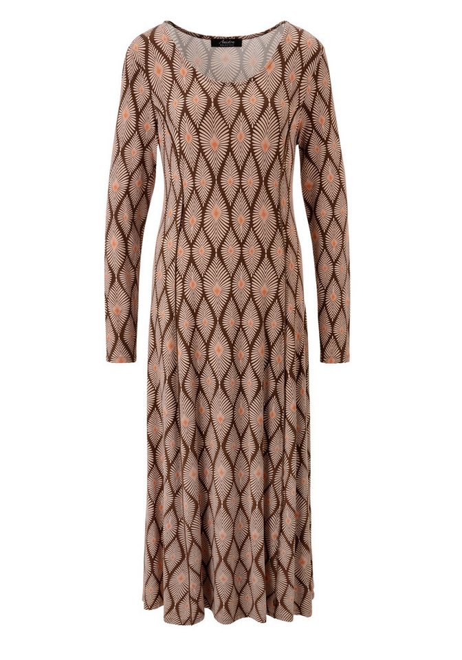 Aniston SELECTED Jerseykleid mit trendigem und fantasievollem Retromuster - NEUE KOLLEKTION – Bild 5 von 5