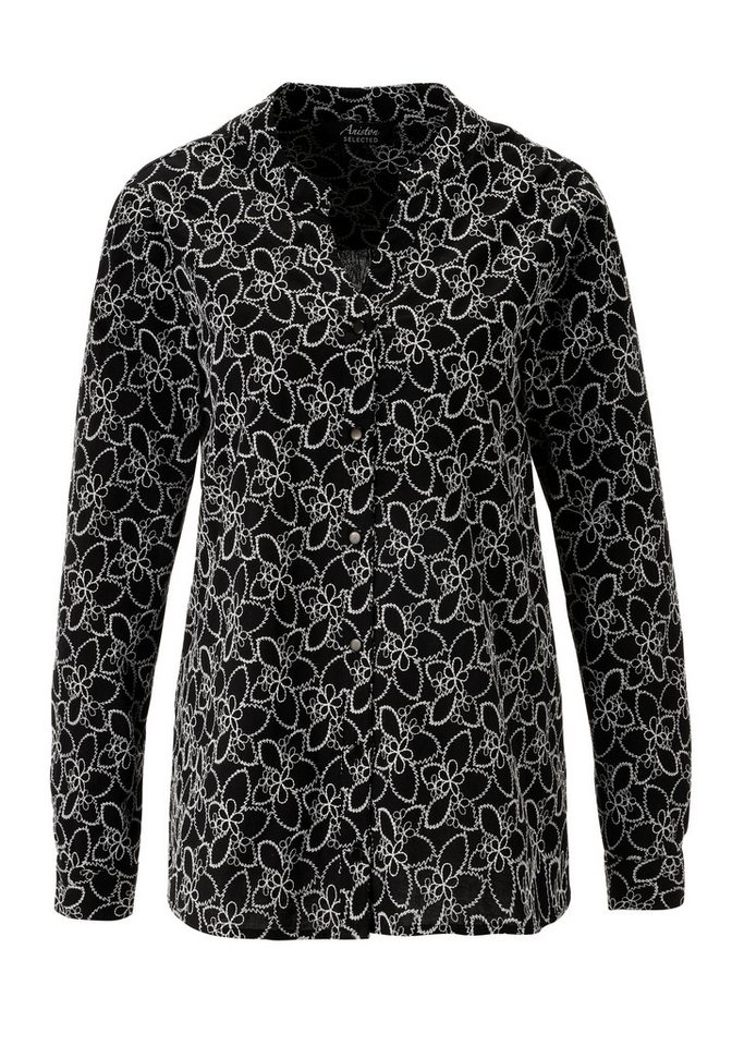 Aniston SELECTED Langarmbluse mit trendiger und aufwendiger Stickerei allover – Bild 4 von 5